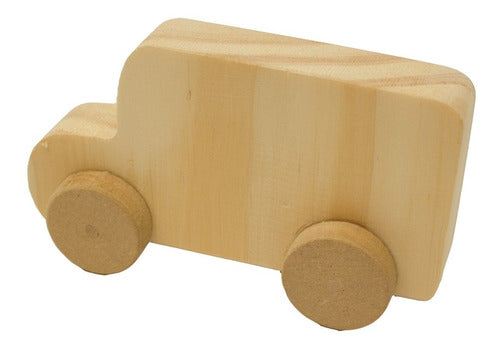 Puntitos Carpintería Wooden Toy Cars for Kids to Play and Enjoy MDF 3