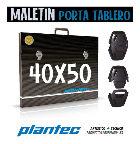 Plantec Maletín Valija Porta Tablero Planos Láminas 40x50 1