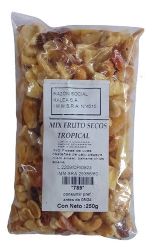 Mix Frutos Secos Tropical 250g 0