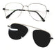 Good Look Clip On Aviator Metal Frames with Polarized Black Lenses 6