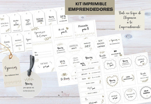 Barf Design Kit Imprimible Etiquetas Emprendedores 0