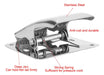 Braçadeira De Filé De Peixe De Aço Inoxidável, Clipe De Caud 4