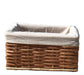 Decoteff Wicker Basket, 30 X 20 X 15 - X1 Unit With Cover 0