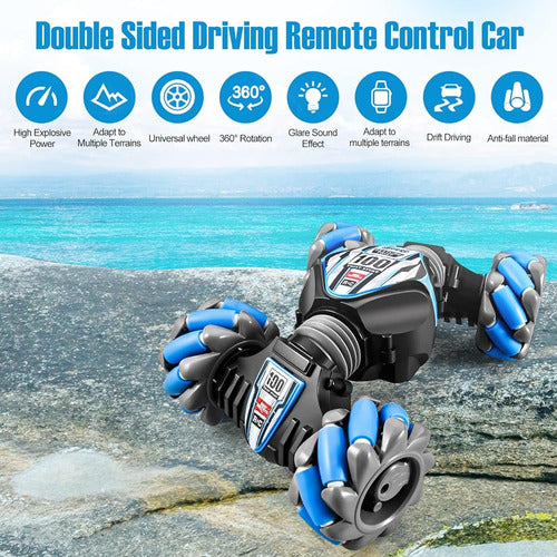 Growinlove Coche De Control Remoto Rc Stunt Car Toys Coche D 3