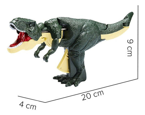 Dinosaurio Muñeco Mordedor Agarre Con Movimiento Y Sonido 1