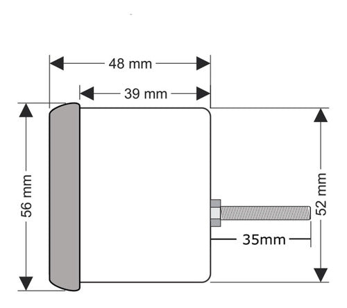 Manômetro Up Tsi Boost -1 A 2 Bar 52 Mm Elétrico 4