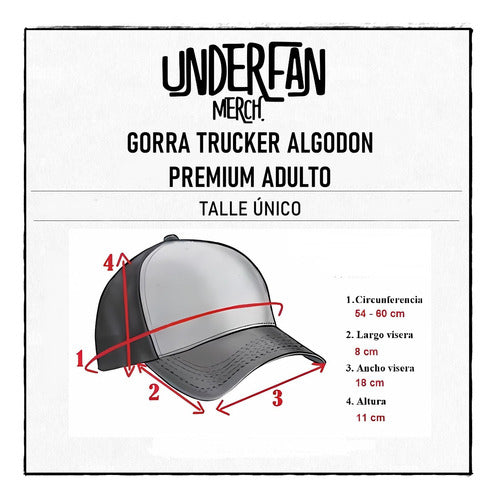 Underfan Trucker Cap Black Airbag Pms 1