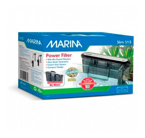 Marina Filtro Externo Slim S15 Acuarios Hasta 56 Litros 0