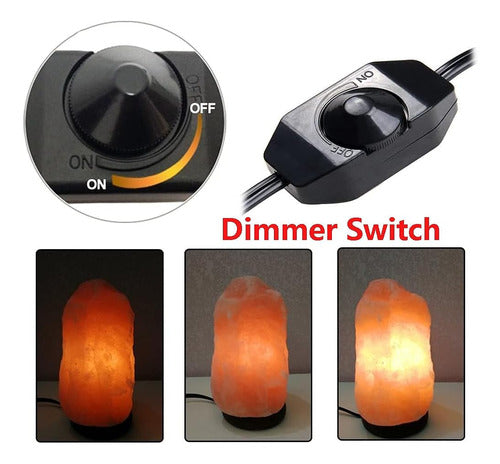 Jacqings Himalayan Salt Lamp Cable with Dimmer Switch 3