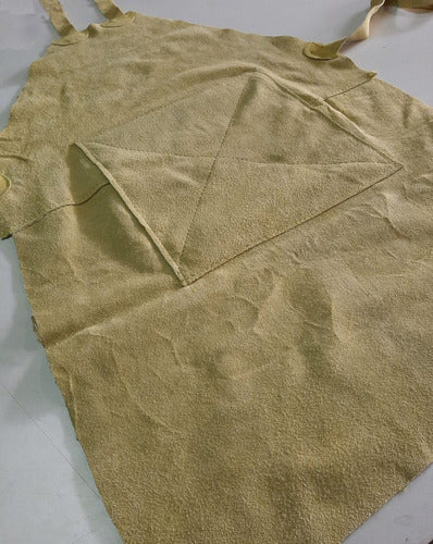 Leather Welding Apron with Lead Rubber Reinforcement 4