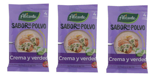 Alicante Sabor En Polvo Crema Y Verdeo 30g (4 Sobres) 0