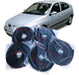 Burletes Para 4 Puertas + Baul (kit 5 Unidades) Renault Megane I 5ptas +regalo! Silvaflex 0