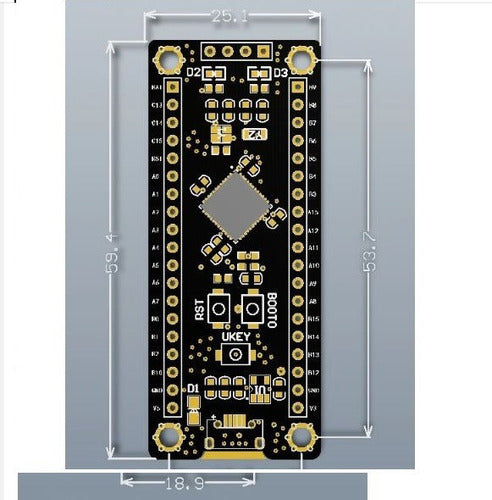 Stm32f411 Ceu6, Placa De Desarrollo 128kb Ram, 512kb Rom 1