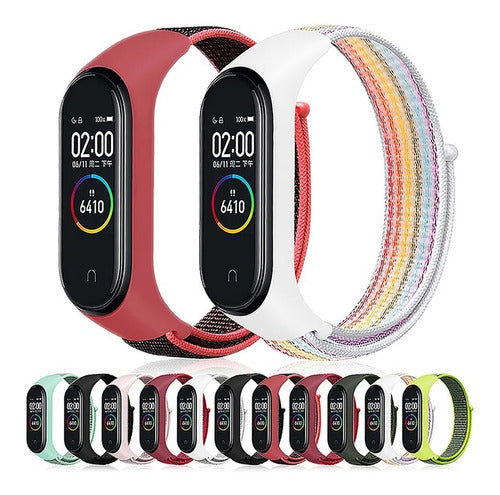 PSPBAND Nylon Bracelet for Xiaomi Mi Band 3 4 5 6 7 2