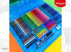 Set Maped 100 Piezas Marcadores + Lapices + Crayones Valija 5