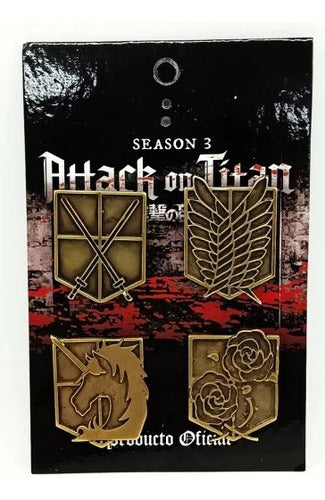 Pack Attack On Titan Pins 0