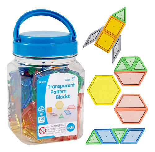 Edxeducation Transparent Pattern Blocks - 7350718:ml A $166990 0