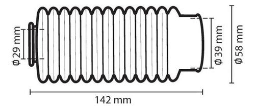 Fuelles Suspension 13 Dientes Gris Cb250 Twister Circuit 1