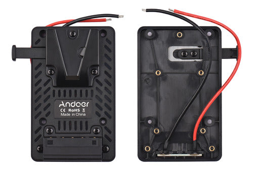 Bateria De Adaptador De Placa V-lock Andoer Para Adaptador D 4