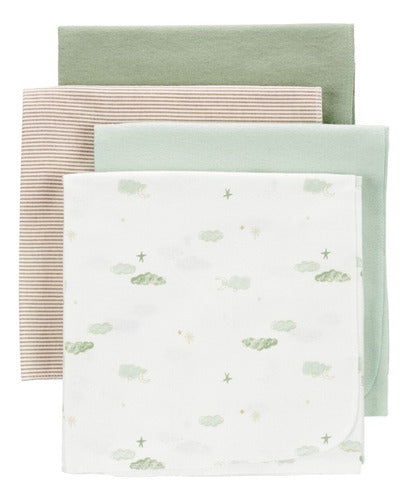 CARTER'S Pack X4 Baby Blankets for Boys - MVDKIDS 0