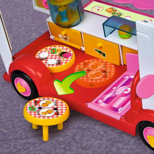 Caffaro Happy Burger 2-in-1 Pinypon Playset Hamburger Truck 1