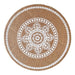 Modern Mandala Burlap Centerpiece Individual 38cm 61