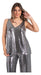 Felizfem Sleeveless Party Blouse with Sequins for Women 0