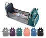 Maternal Backpack with Foldable Changing Crib and USB - Many Colors 19