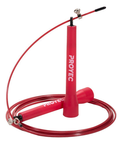 Adjustable Steel Cable Jump Rope with PVC Handle and Swivel Head 12