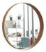 Round Mirror 50cm Solid Paraíso Wood Frame Circular 0