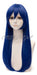 Cosplaza Deep Blue Long Straight Cosplay Anime Wig Full Hair 1