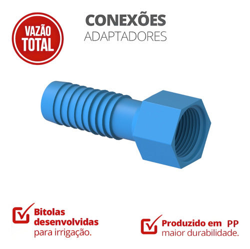 50 Un Adaptador Rosca Interna 3/4 Pol Durín 1