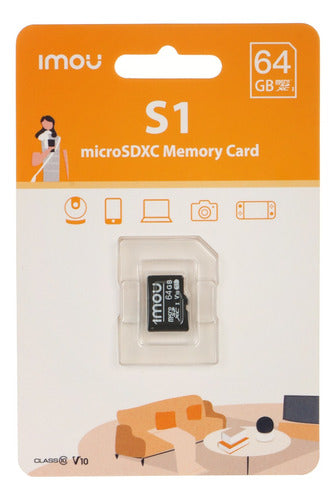 Imou Memory Card Microsd Sdxc S1 C10 Interior 32gb 0