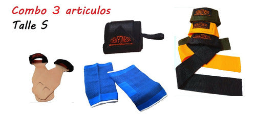 Gen Fitness Combo Crossfit 3 Items (Callera, Muñeq, Strap, Med O Rod) 1