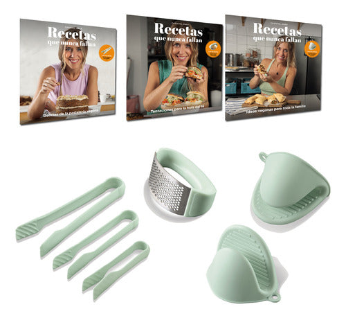 Recetas Que Nunca Fallan + Kit Cocina X 6 Utensilios 1