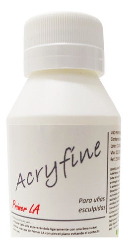 Acryfine Primer Líquido Sin Ácido Manicuría Uñas Gel 100ml 3