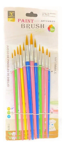 Casa Fessta Set of Fine Brushes - 12 Pieces 0