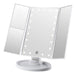 Triple Touch Makeup Mirror with LED Cold Light USB 0