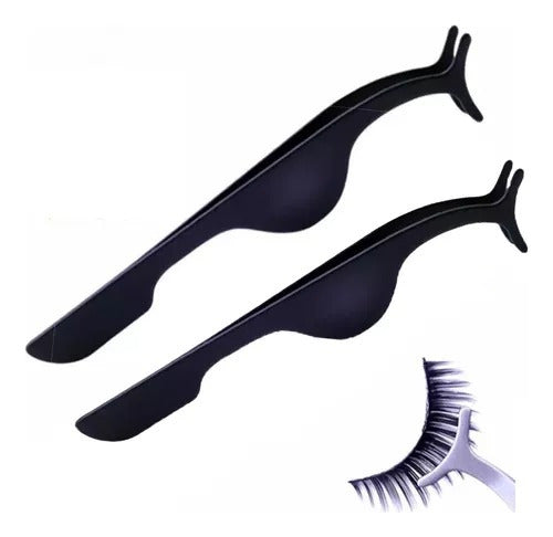 Professional Eyebrow Tweezers + Precision Eyelash Applicator Beauty Set 0