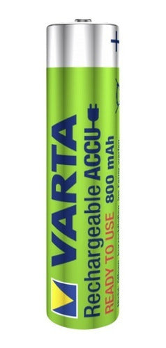 Pila Recargable Varta Cycle Aaa 800 Mah Original Tribunales 0