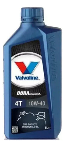 Valvoline Durablend 4T 10W40 Semi-Synthetic Motorcycle Oil X 1L 0