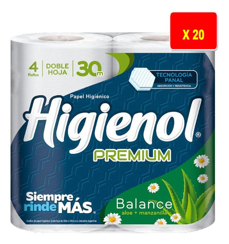 Higienol Premium Double Ply Toilet Paper x 2 Packs 0