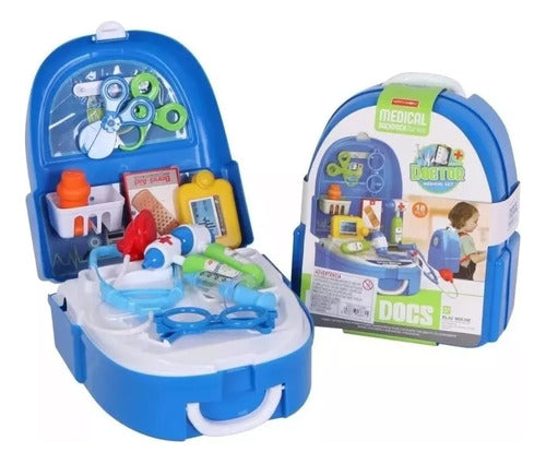 Set De Doctor En Valija Para Niños,18 Piezas. 2