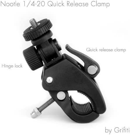 Grifiti Cell Phone Holder Tube Clamp - Black 4