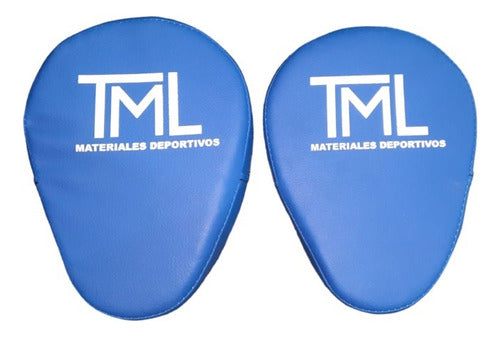 Pair of Circular Focus Mitts for Taekwondo Kickboxing MMA Boxing 5