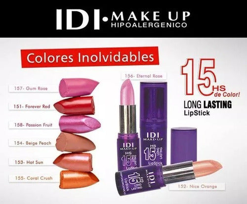 IDI Make Up Idi Labial Lipstick 15 Hs. Hipoalergenico 2