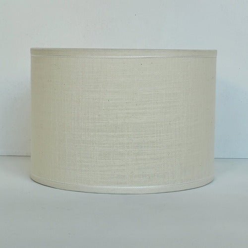 20cm Cylindrical Linen Lampshade for Table or Floor Lamp 7