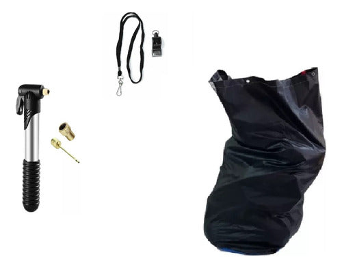 Tourmalhyn Training Combo: Material Carrier Bag, Whistle, Inflator 0