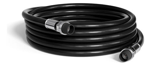 The Cimple Co Cable Coaxial Rg6 Negro De 10 Pies Con Funda A 0