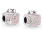 Macla Joyas Dije Charms En Plata 925 Compatible Pando Modelo Travel Love 0